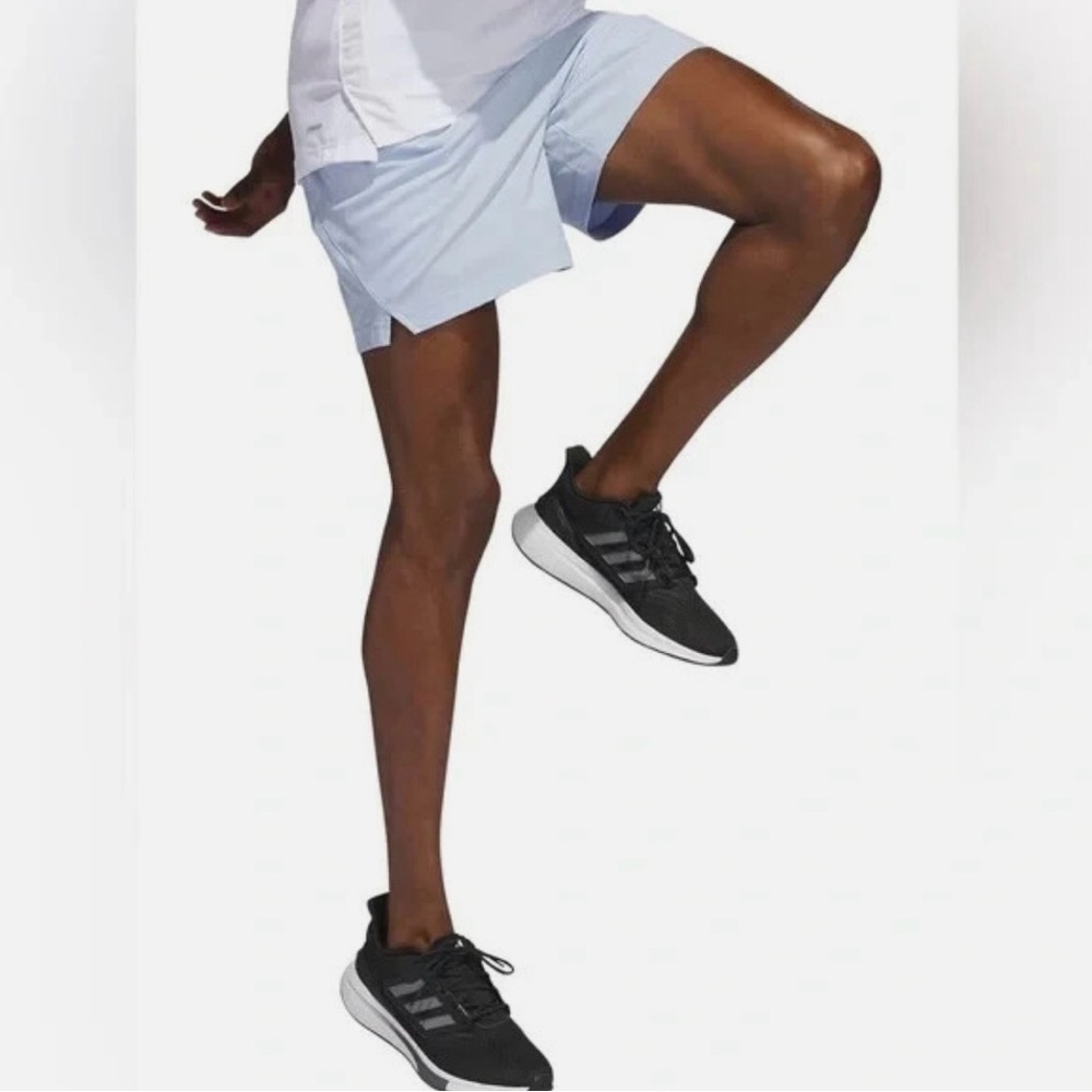 Adidas Axis Woven 6” Training Gym Shorts Blue Dawn size L